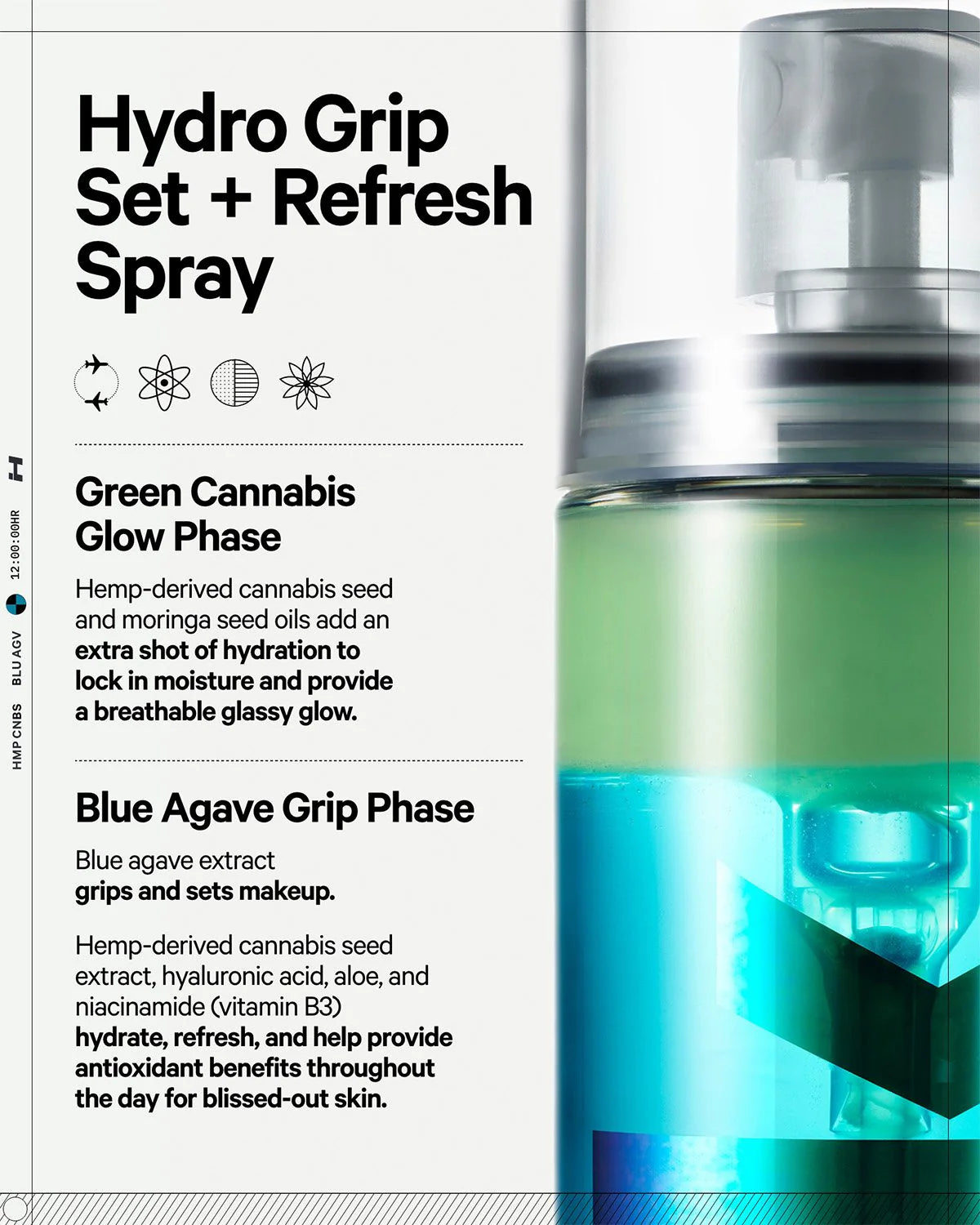 Hydro Grip Hydrating Setting Spray 12-hour dewy setting spray