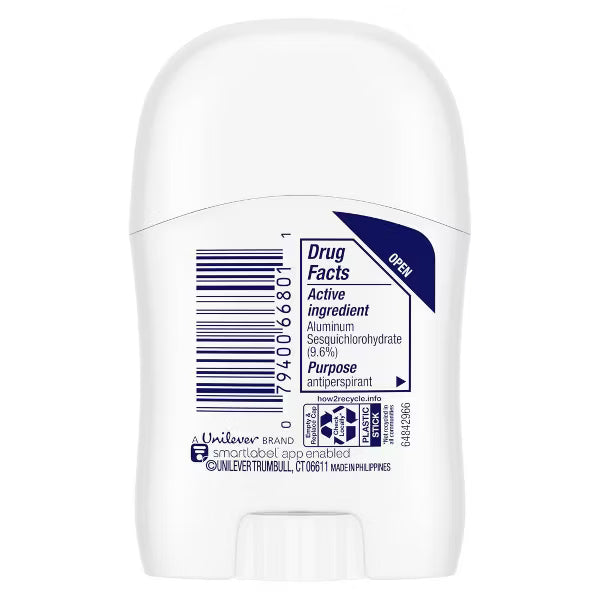 Desodorante antitranspirante en barra Dove Beauty Mini Advanced Care Invisible Clear Finish Pre-orden