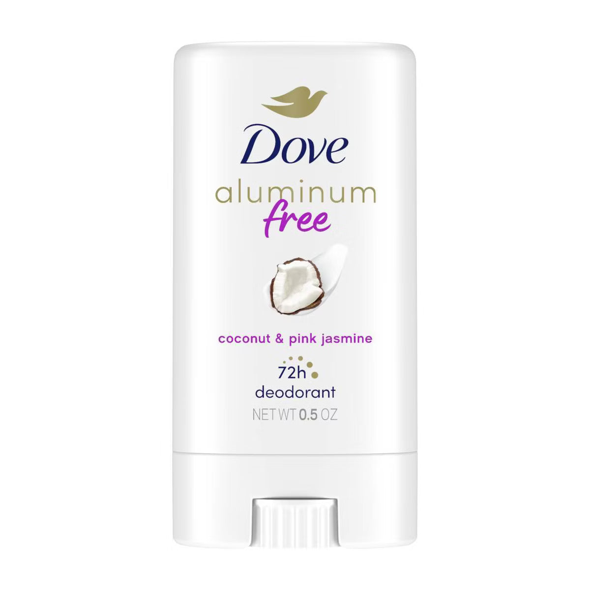 Desodorante en barra Dove Beauty sin aluminio - Coco y jazmín rosa - Tamaño de viaje Pre-orden