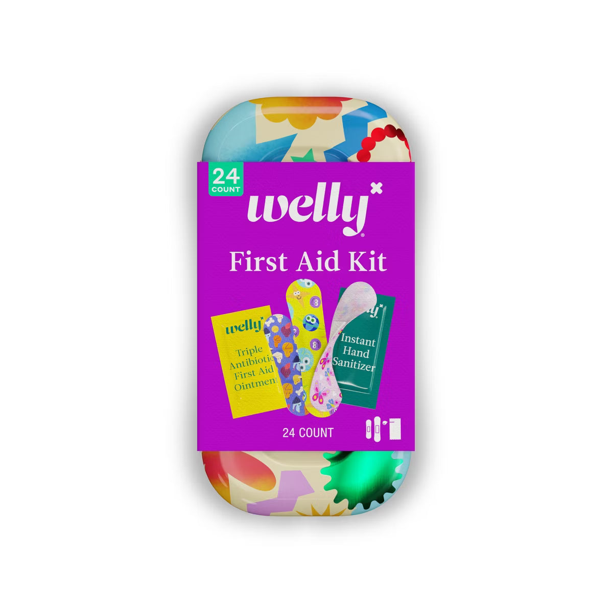 Kit de viaje de vendajes de primeros auxilios Welly Kid's Quick Fix - Multicolor - 24 unidades Pre-orden