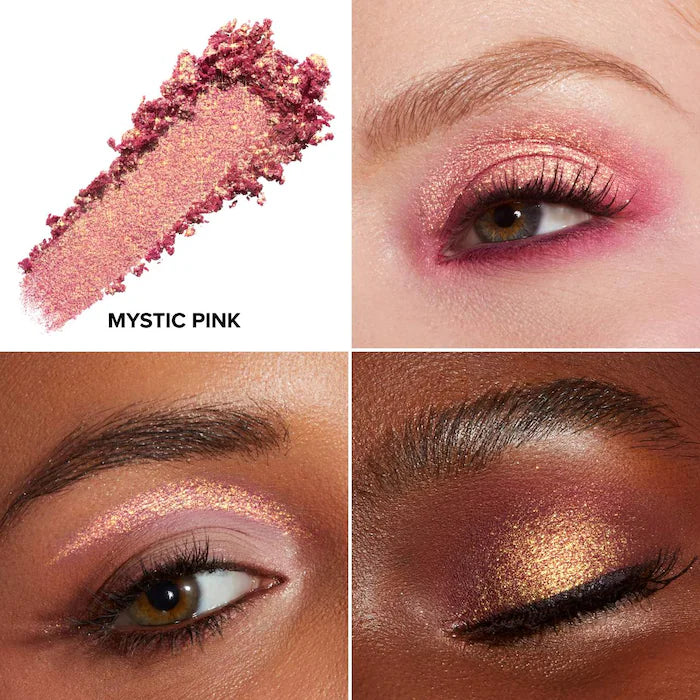 Mystic Pink - petal pink with gold sparkle