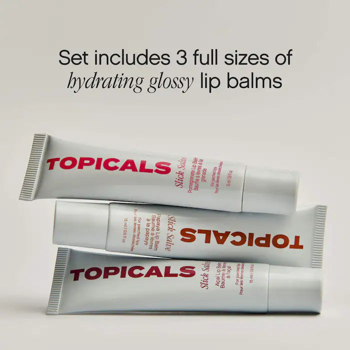 Slick Salve Glossy Lip Balm Trio Pre-orden
