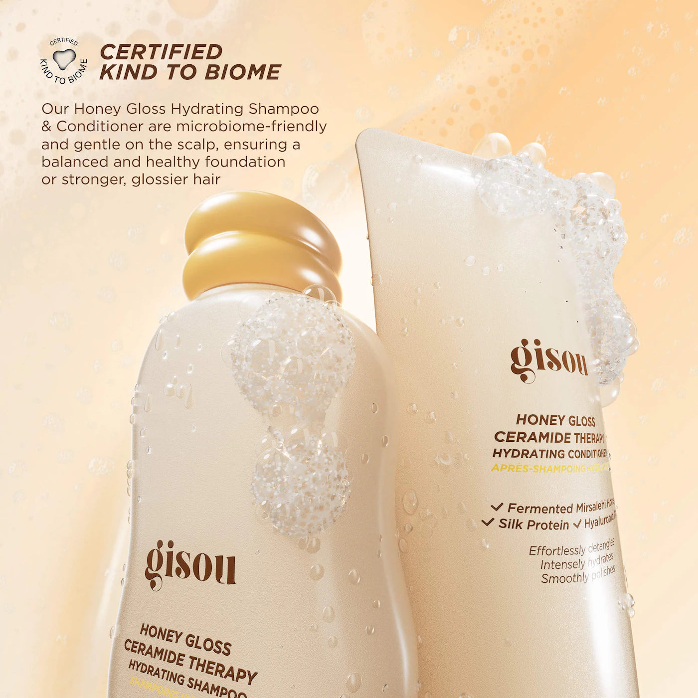 Honey Gloss Ceramide Therapy Hydrating Shampoo 250mL - Gisou / Shampoo Hidratante *Pre-Orden