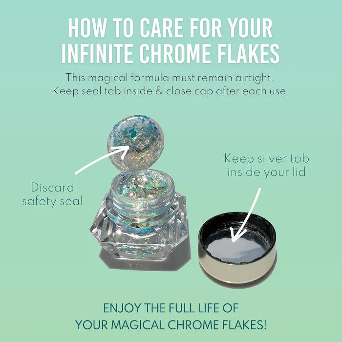 Infinite Chrome Flakes Multichrome Gel for Eyes & Face