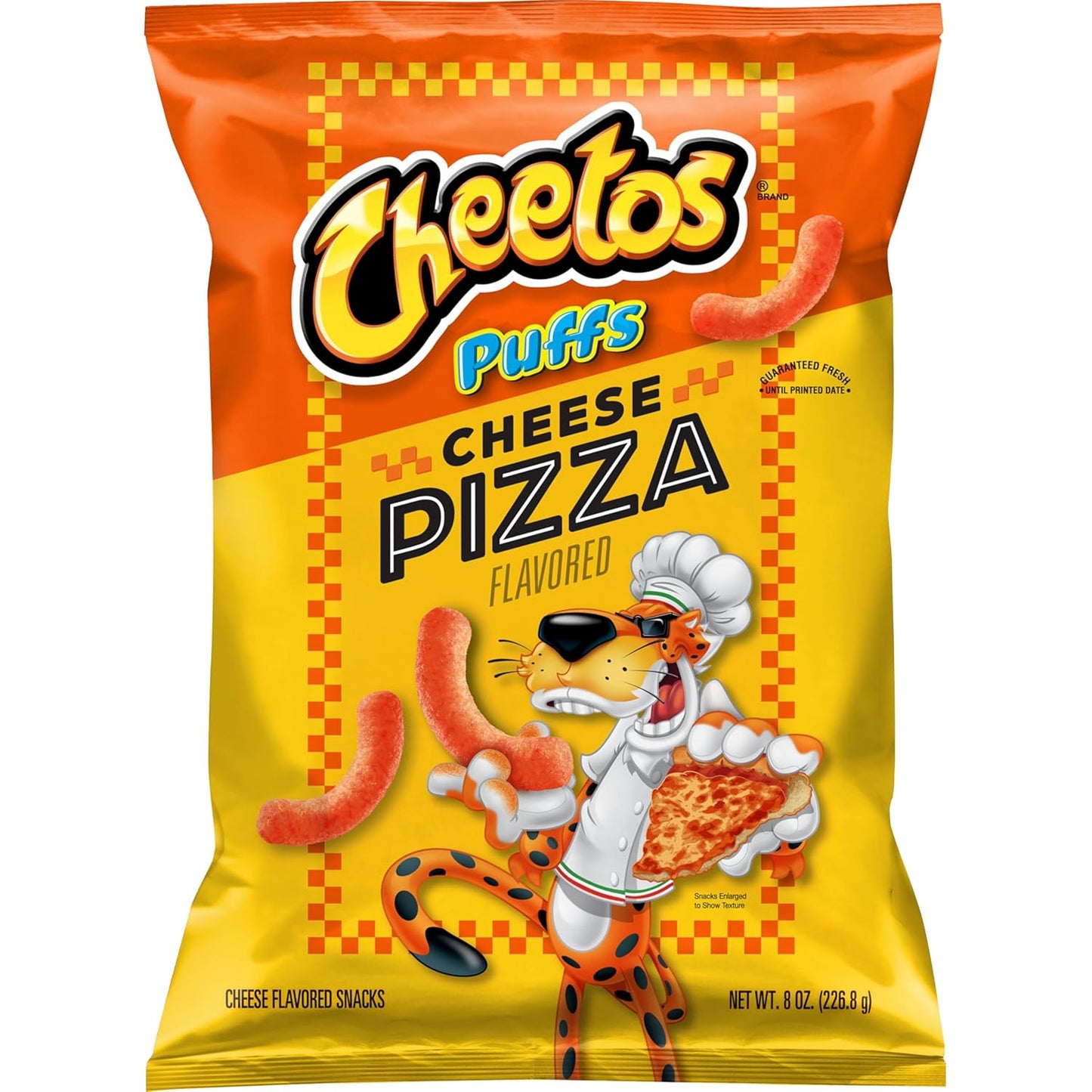 Cheetos Queso Pizza Cheddar Crunch Puffs