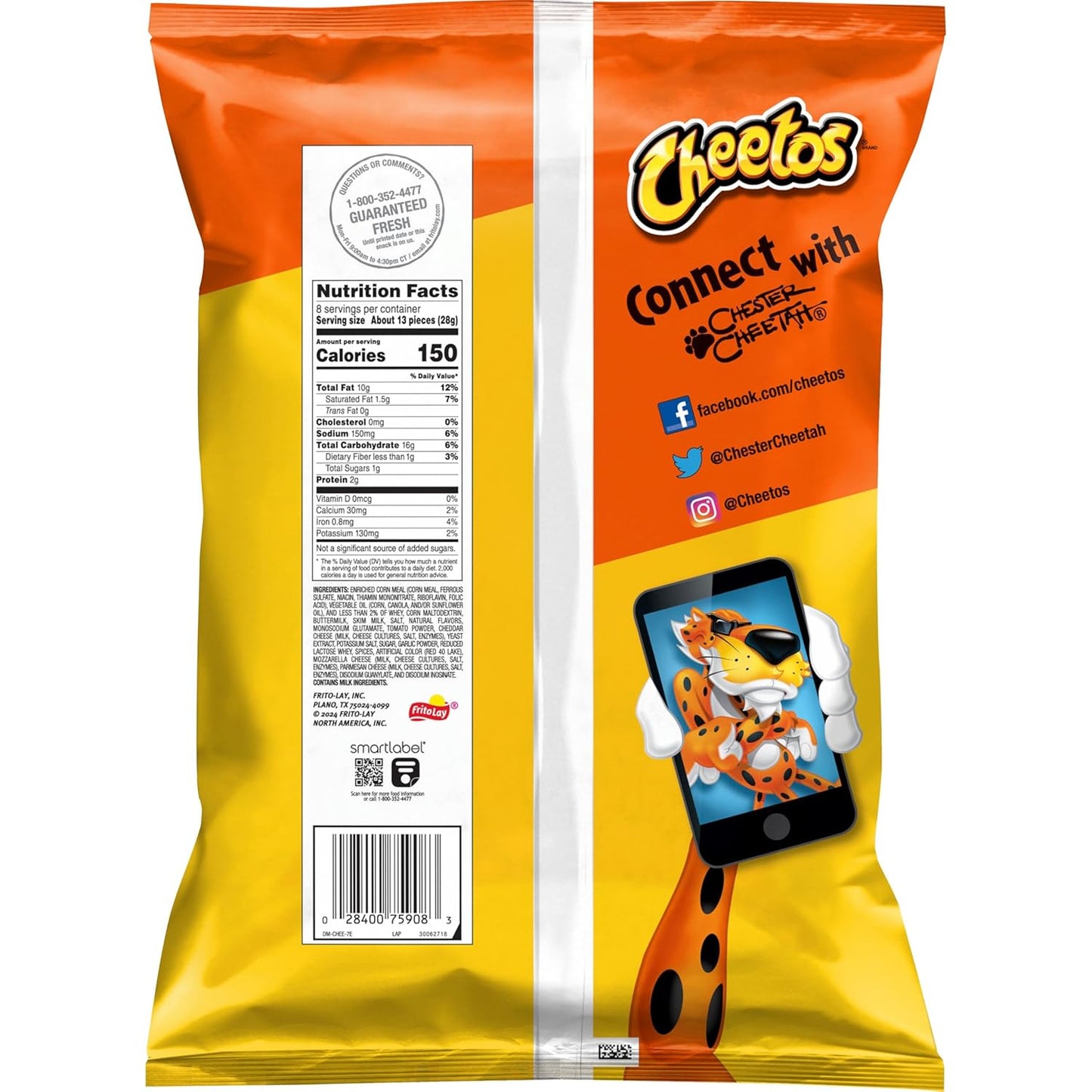 Cheetos Queso Pizza Cheddar Crunch Puffs