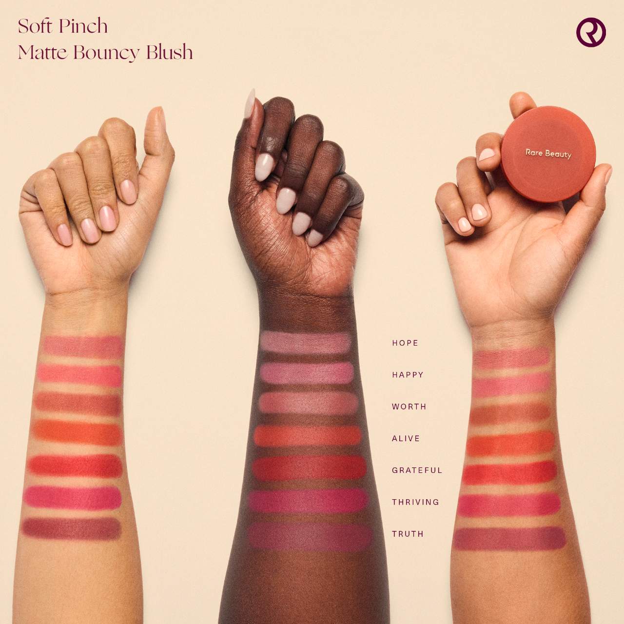 Soft Pinch Matte Bouncy Blush - Rare Beauty / Rubor cremoso