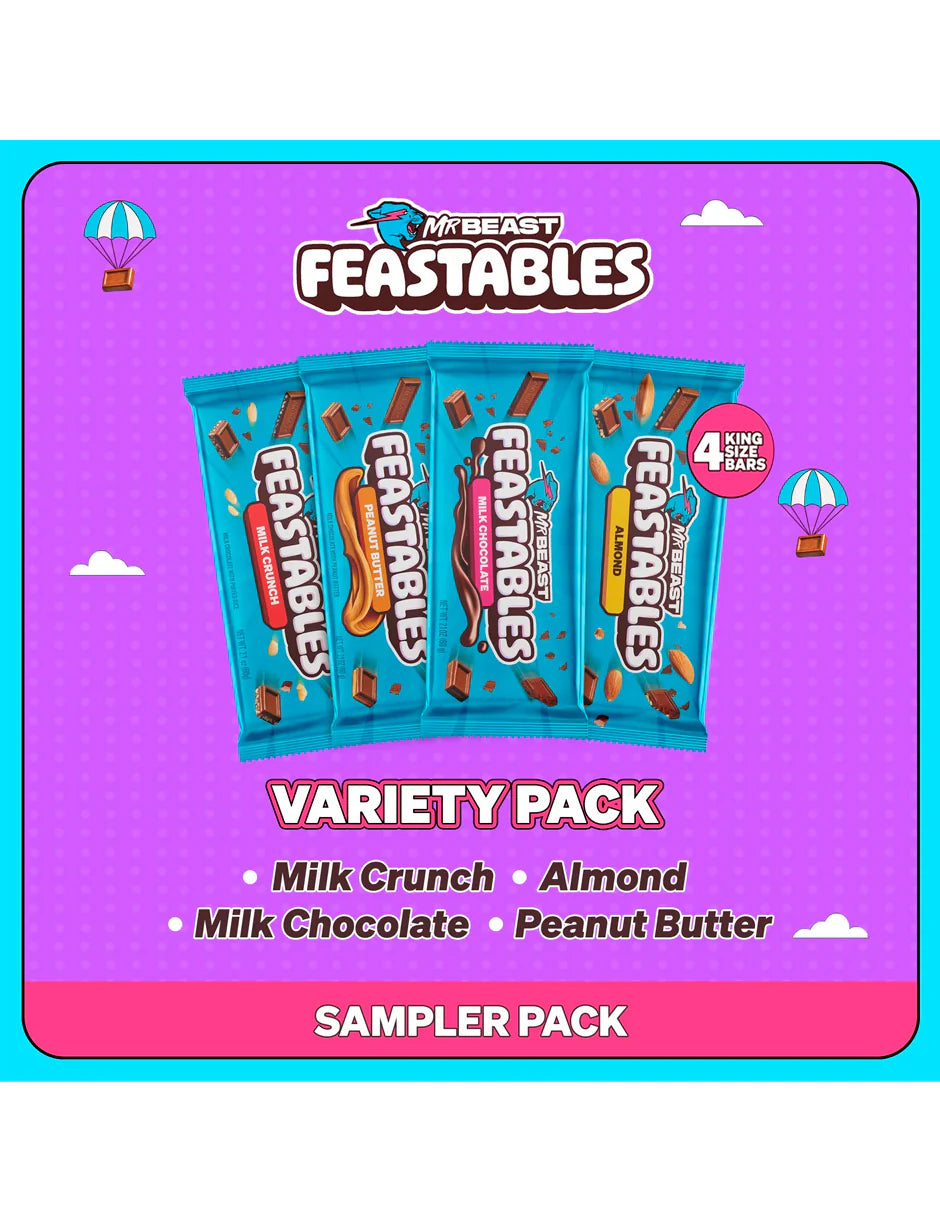 Feastables Mr Beast barras de chocolate