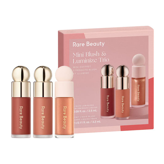 Mini Blush & Luminize trio / Set de maquillaje para rostro