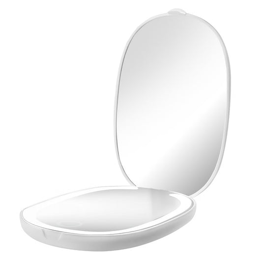 Espejo de maquillaje de viaje Garnen con luces, aumento 1x 3x, espejo de maquillaje ultra claro con 3 modos de luz LED y 4 niveles de brillo. Pre-orden