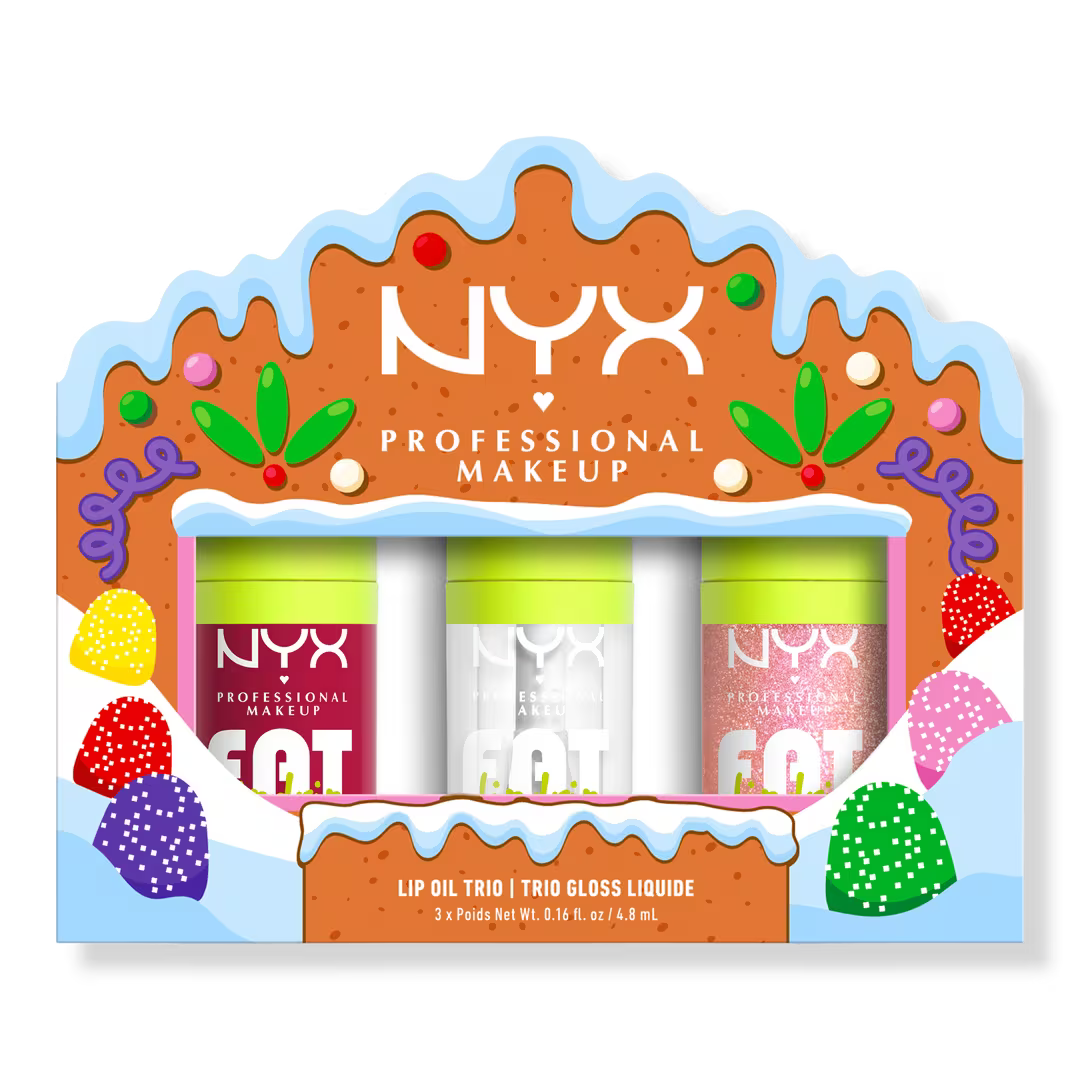 Holiday Fat Oil Lip Gloss Trio Kit Pre orden