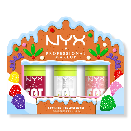 Holiday Fat Oil Lip Gloss Trio Kit Pre orden