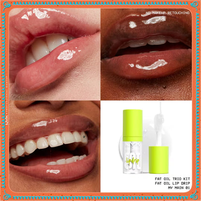 Holiday Fat Oil Lip Gloss Trio Kit Pre orden