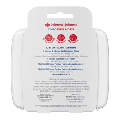 Kit de viaje portátil de primeros auxilios Johnson & Johnson Pre-orden