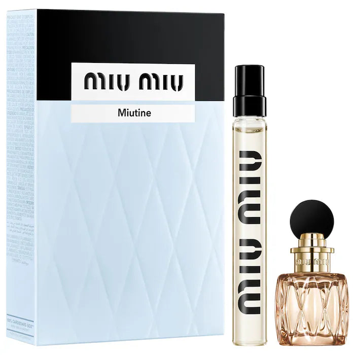 Mini Miutine Eau De Parfum Perfume Duo Gift Set Pre-orden