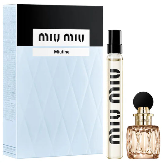 Mini Miutine Eau De Parfum Perfume Duo Gift Set Pre-orden