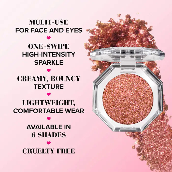 Mystic Pink - petal pink with gold sparkle
