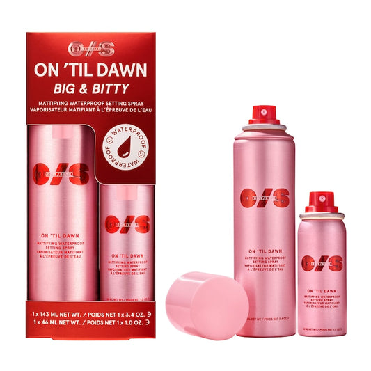 On 'Til Dawn Mattifying Waterproof Setting Spray Big & Bitty Duo Pre-orden