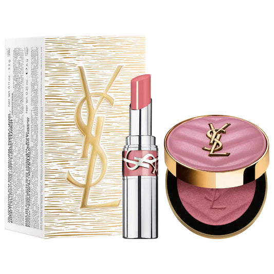 YSL Iconic Pink Make Me Blush & Loveshine Lip Oil Stick Set Pre -orden