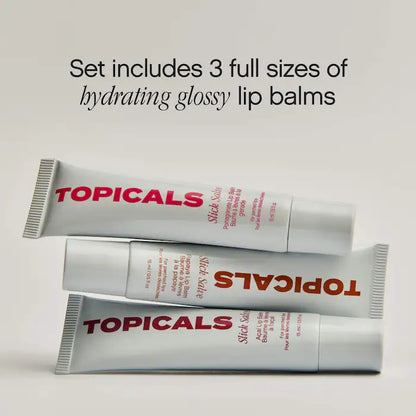 Slick Salve Glossy Lip Balm Trio Pre-orden