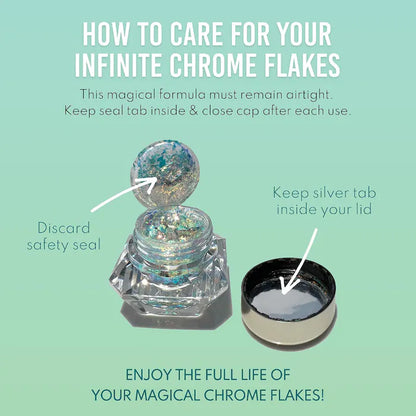 Infinite Chrome Flakes Multichrome Gel for Eyes & Face