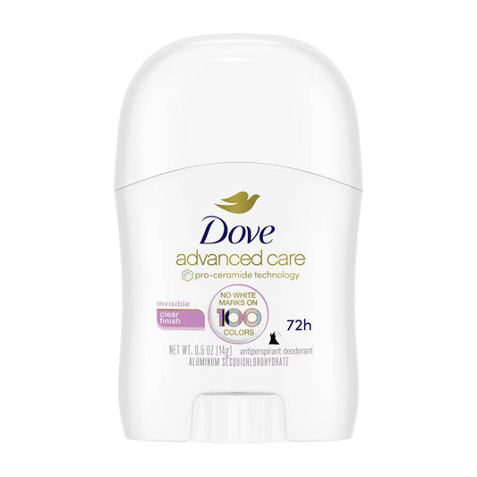 Desodorante antitranspirante en barra Dove Beauty Mini Advanced Care Invisible Clear Finish Pre-orden
