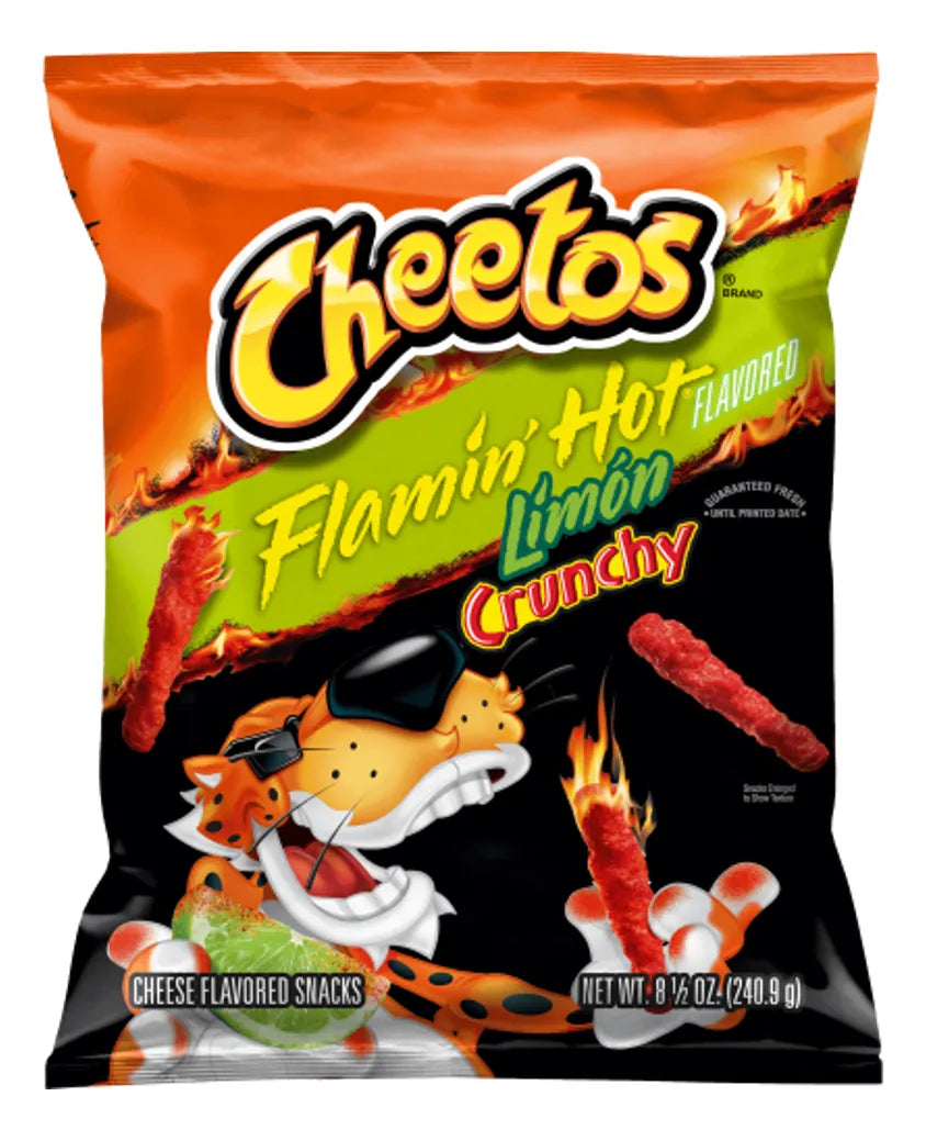 Cheetos Flamin' Hot Limon Crunchy
