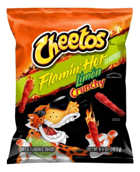 Cheetos Flamin' Hot Limon Crunchy