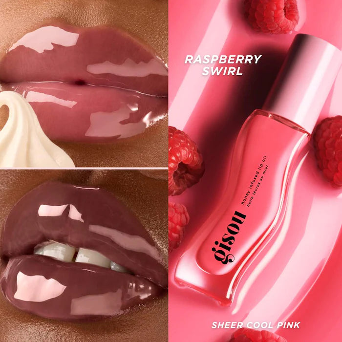 GISOU Aceite labial hidratante con infusión de miel