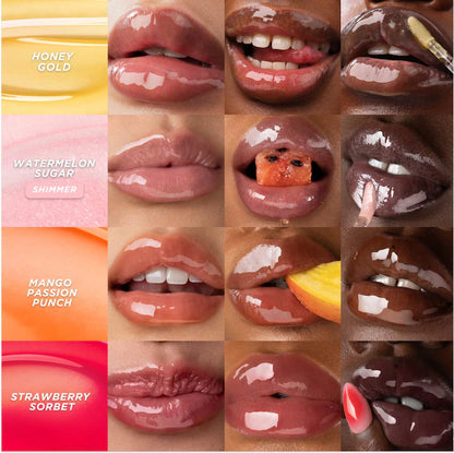 GISOU Aceite labial hidratante con infusión de miel
