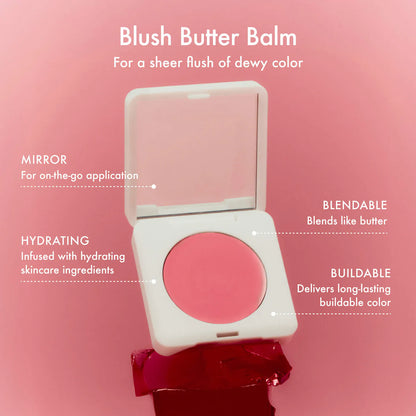 SUMMER FRIDAY Blush Butter Balm Hydrating Cream Blush with Peptides
