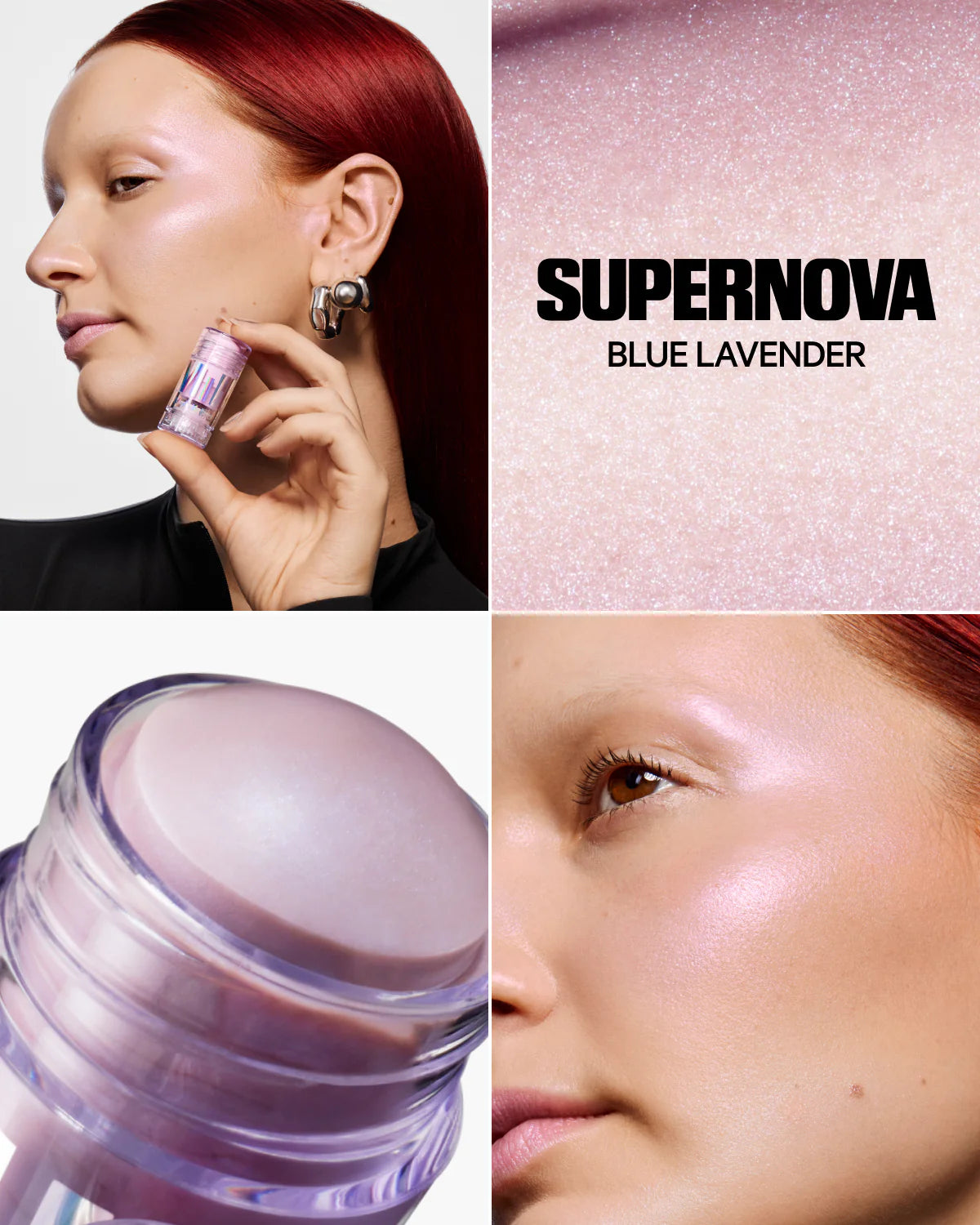 Galactic Glow Set holographic highlighter trio