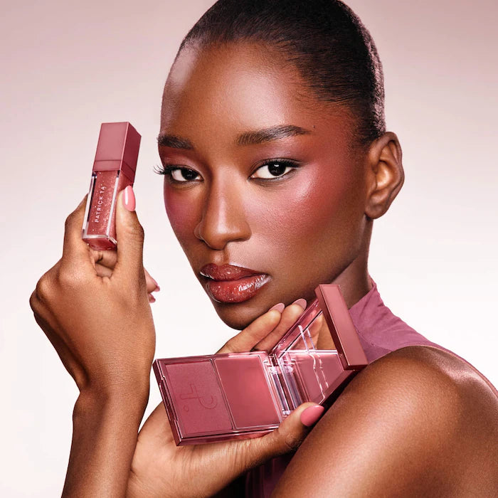 Patrick's Glow and Gloss Set: Set de regalo de maquillaje con dúo de rubor y brillo labial voluminizador Major Headlines Pre-orden